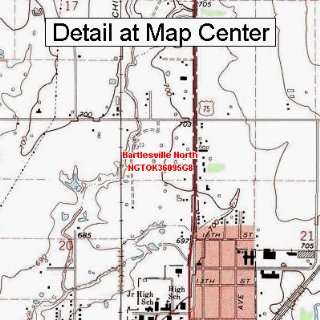  USGS Topographic Quadrangle Map   Bartlesville North 