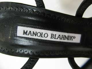 Authentic MANOLO BLAHNIK Strappy Leather Sandals  