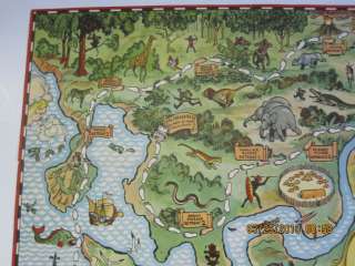 1933 Tarzan Jungle Map and Treasure Hunt  