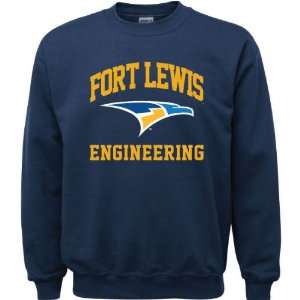  Fort Lewis College Skyhawks Navy Youth Engineering Arch 