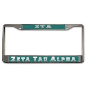  Zeta Tau Alpha License Plate Frame Newest Automotive
