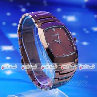 menswomens lovers quartz darkcoffee wristwatch S9185G/L  