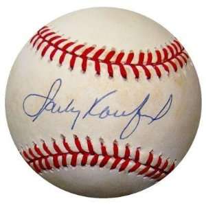  Sandy Koufax Signed Baseball   Official NL   Autographed 