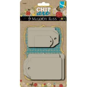   Chip Art By Melody Ross Chipboard Shapes Tags Arts, Crafts & Sewing