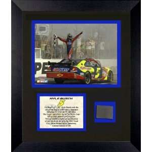 Kyle Busch 2007 Food City 500 Victory Framed 6x8 Photograph with Race 