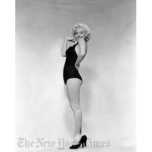  Marilyn Monroe, Black Bathing Suit   Circa 1953