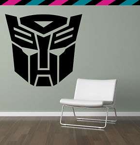 Transformers Autobot Robot Wall decal Decimator diecut  