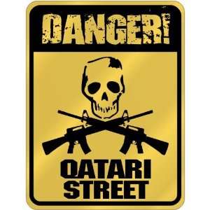   Danger  Qatari Street  Qatar Parking Sign Country