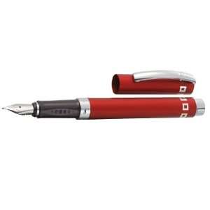  Online Vision Red Medium Point Fountain Pen   ON 38540 