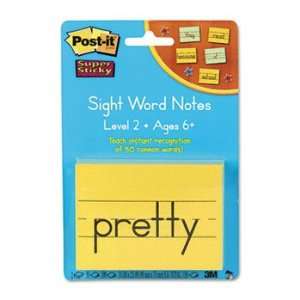  Post it® Super Sticky Sight Word Notes for Kids PAD,SIGHT WORD 