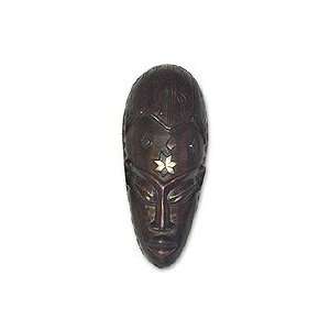  NOVICA Hausa wood mask, Intelligent One