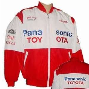  Toyota Panasonic F1 Jacket White and Red Sports 