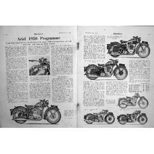   MOTOR CYCLE MAGAZINE 1949 MANNS BAYLISS SCOBIE TRIUMPH