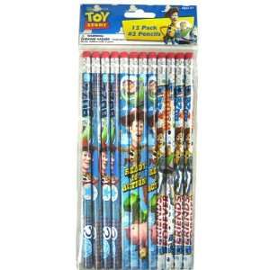 Toy Story 12 Pack Pencil In Poly Bag & Header Case Pack 96