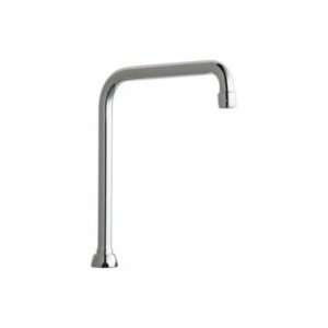 Chicago Faucets 8 C C High Rise Rigid/Swing Spout with Aerator Outlet 