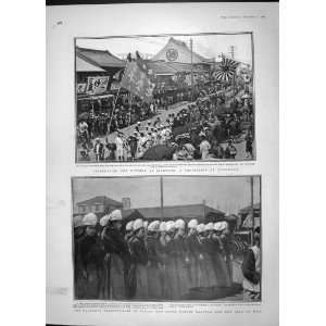   1904 VICEROY LIAOYANG YOKOHAMA RED CROSS NURSES JAPAN