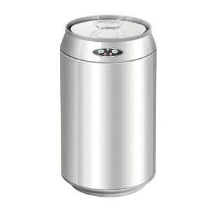  Touchless Trash Can Silver Cola Can Shaped