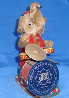 Old Vintage Battery Operated Drummer Elephant from Japan 1960 Very 
