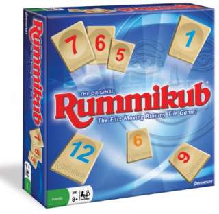Rummikub Rummicube Original Rummy Tile Family Game 106 Tiles, 4 Racks 
