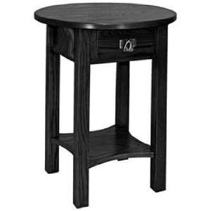  Leick Furniture Anyplace Slate Finish Round Side Table 