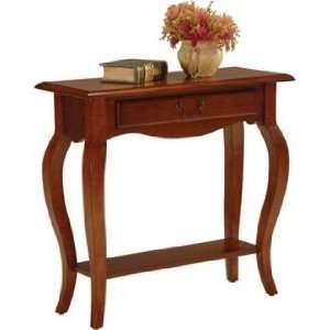 Favorite Finds Brown Cherry Finish Console Table