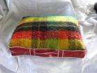 Vtg Wool Ayers Trunk Blanket with Carrying Case Pillow  