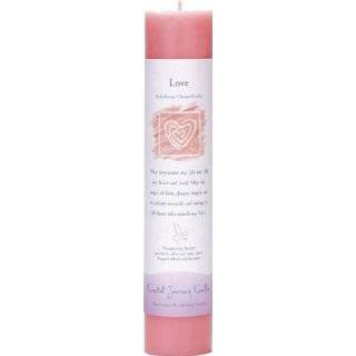 Crystal Journey Reiki Charged Herbal Magic Pillar Candle   LOVE   Made 