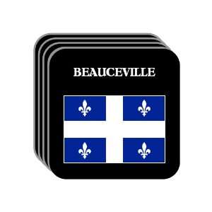  Quebec   BEAUCEVILLE Set of 4 Mini Mousepad Coasters 