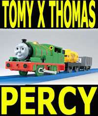 T87 Tomy Thomas Percy w/ 2 Trucks Battery Train T 6  