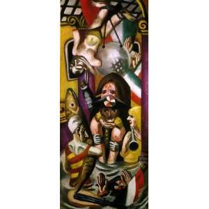  Hand Made Oil Reproduction   Max Beckmann   24 x 56 inches 