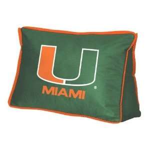  Miami Hurricanes Sideline Wedge Pillow