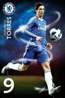 Fernando TORRES Chelsea FC SOCCER Poster 2010 2011 NEW  