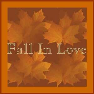  Autumn Leaves Fall Wedding Fall in Love Designer Postage 