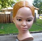 Vintage Ceranic Lady Girl Head Figurine Bust