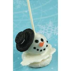  Frosty the Snowman Mini Cake Pops