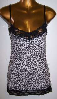 you are bidding on a leopard black white chemise babydoll nightie 