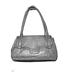 COLE HAAN Leather CROCO Design KATE Handbag Purse Satchel RARE Hard To 
