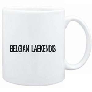  Mug White  Belgian Laekenois  SIMPLE / CRACKED / VINTAGE 