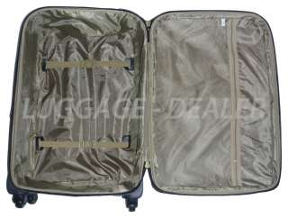20 Carry On 4 Wheel Spinner Rolling Luggage Case GRAY  