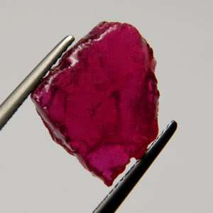 VS 13ct Best Quality NATURAL RUBY ROUGH FACET 14x13mm  