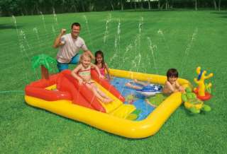   Ocean Play Center Kids Inflatable Wading Pool 078257574544  