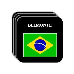  Brazil   BELMONTE Set of 4 Mini Mousepad Coasters 
