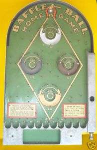 Vintage Gottleib Baffle Ball Senior Home Game Pinball  
