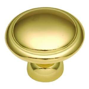  Belwith Conquest P14848 03 Polished Brass Knob