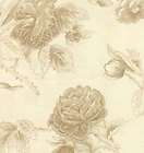   Sisters Etchings Jardin Floral Fabric in Tonal Parchment 4061 26
