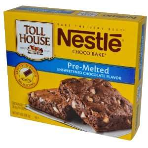  Nestle   Toll House   Pre Melted Unsweetened Chocolate 