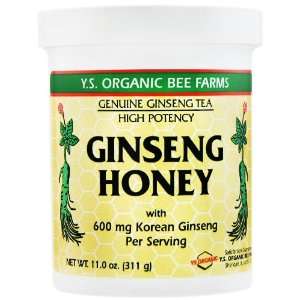  YS Organic Bee Farms   Korean Ginseng In Honey 18600 mg 