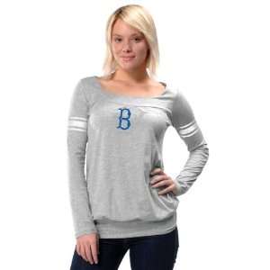 Brooklyn Dodgers Cooperstown Womens Long Sleeve Armband Jersey Top 