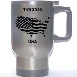  US Flag   Toccoa, Georgia (GA) Stainless Steel Mug 
