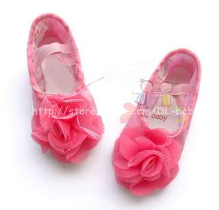 Kids Children Girls Flower Canvas Ballet Dancing Fitness Shoes Slipper 